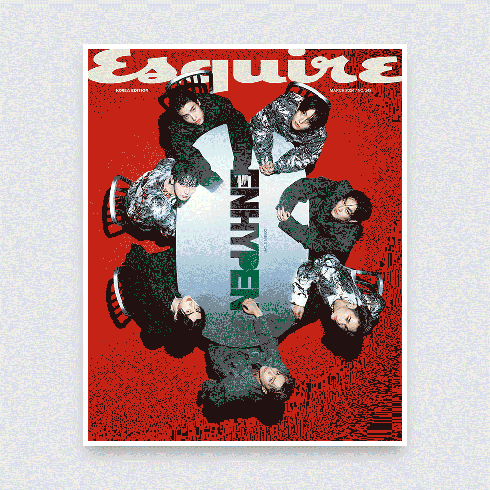 ESQUIRE Korea Magazine March 2024: ENHYPEN Cover