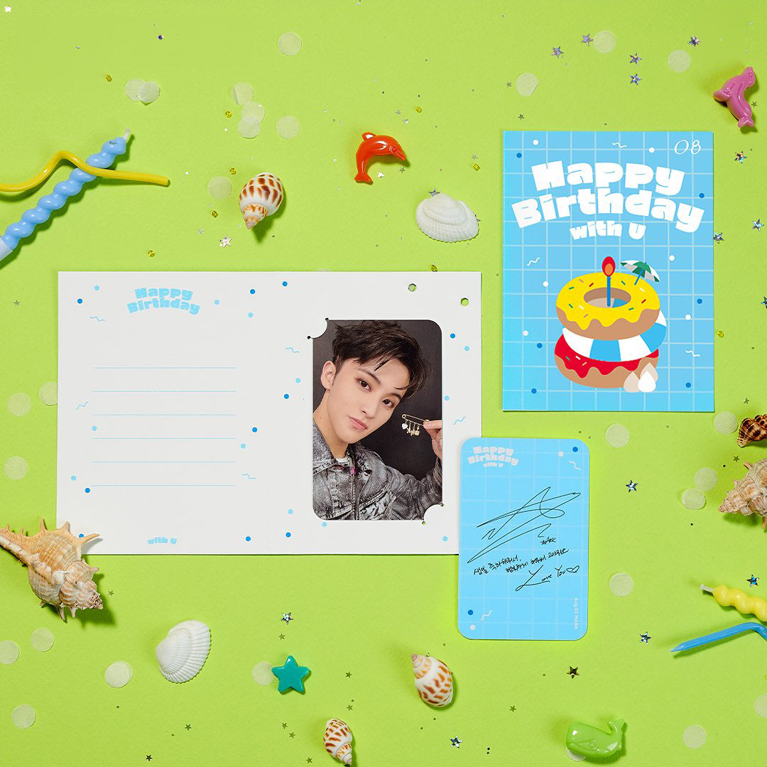 NCT MARK Artist Birthday Brooch & Birthday Card