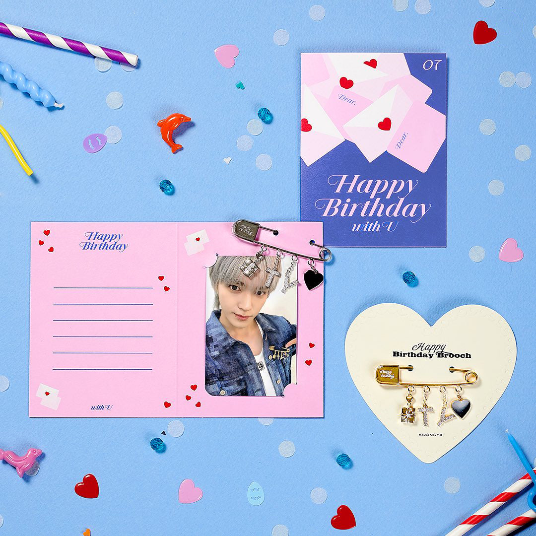 NCT TAEYONG Artist Birthday Brooch & Birthday Card