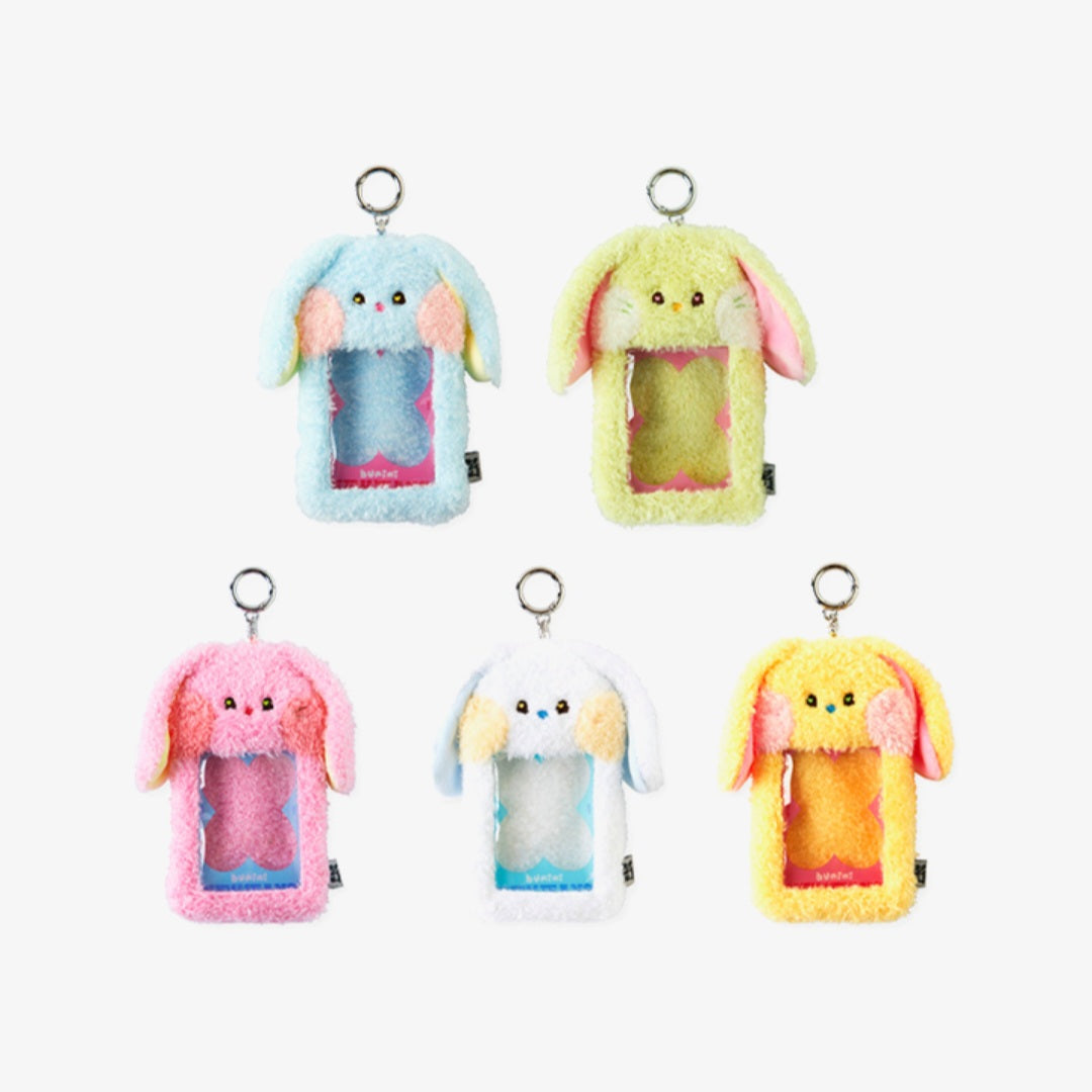 NewJeans bunini Plush Photo Holder Keyring