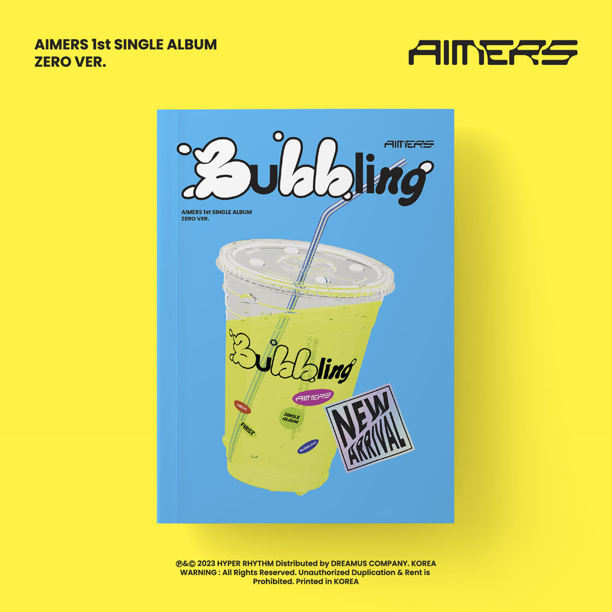 AIMERS 1st Single Album : Bubbling