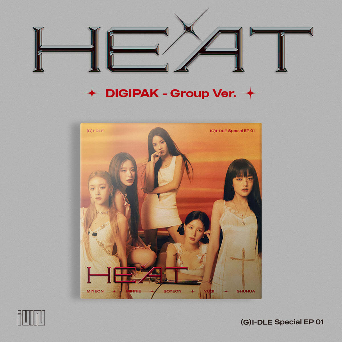 (G)I-DLE Special Album : HEAT (DIGIPACK ver)