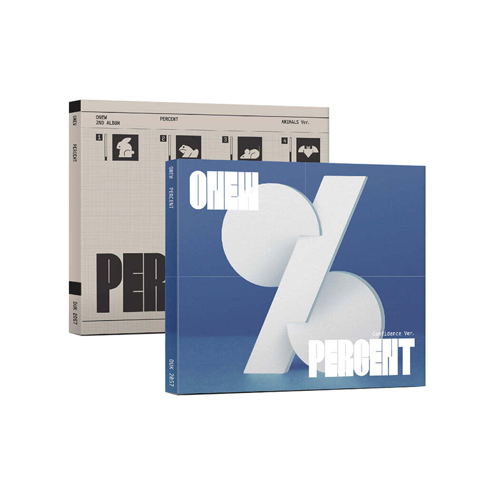 SHINee ONEW 2nd Album : PERCENT (Digipack ver)