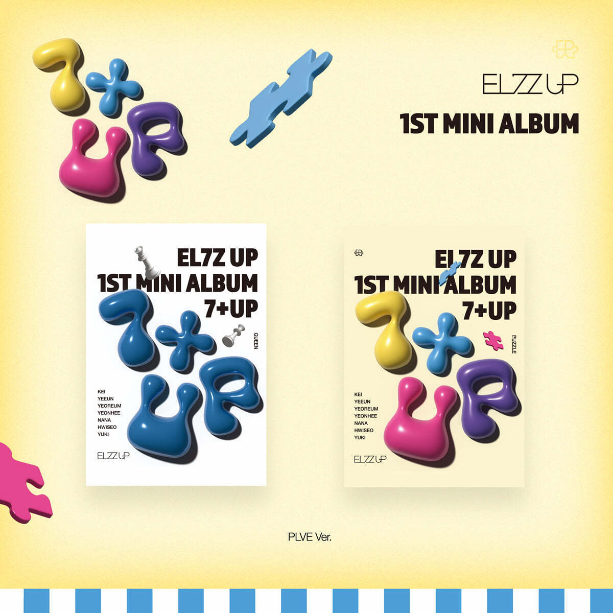 EL7Z UP 1st Mini Album : 7+UP (PLVE ver)