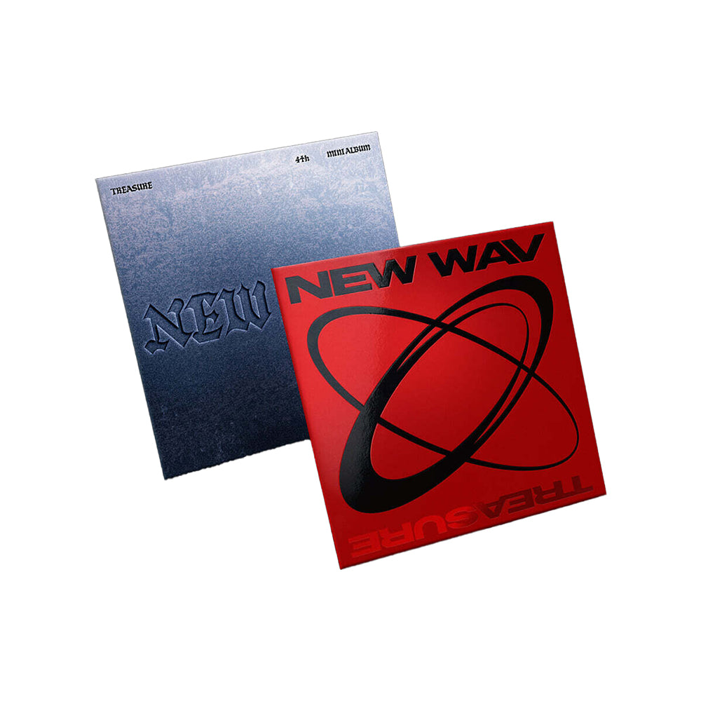 TREASURE 4th Mini Album : NEW WAV (RED/ICE ver)
