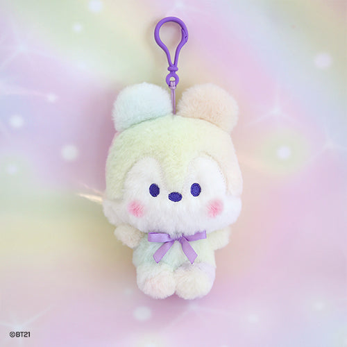 BT21 minini Rainbow Plush Keyring