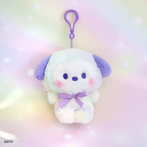 BT21 minini Rainbow Plush Keyring