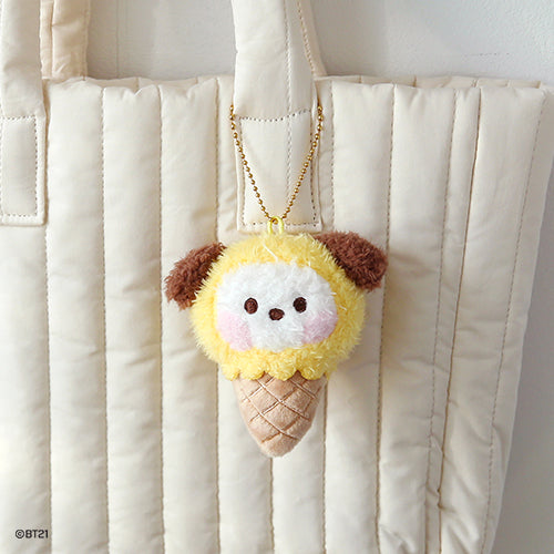 BT21 minini Ice Cream Plush Keyring
