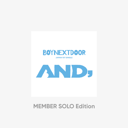 BOYNEXTDOOR 1st JP Single Album : AND, (Solo Jacket Edition)