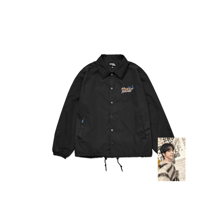 BTS ジン RUN SEOKJIN デニムジャケット Mサイズ BTS ジン RUN SEOKJIN デニムジャケット Mサイズ - メルカリ