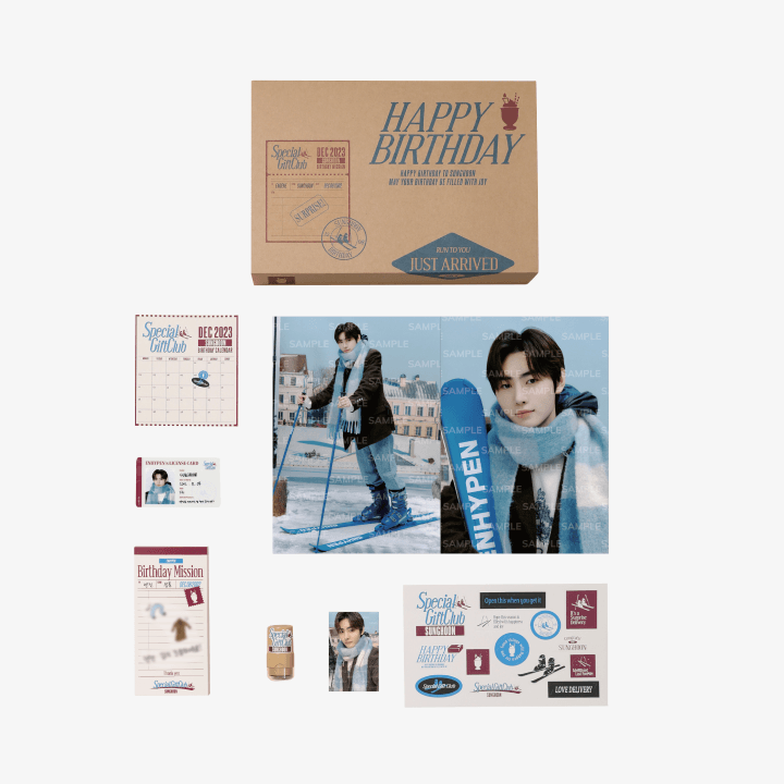 enhypen Sunghoon B-DAY PAPER birthday box | eBay