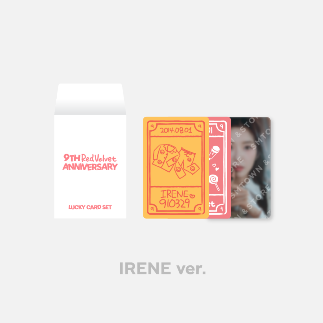 RED VELVET 9th Anniversary Lucky Card Set
