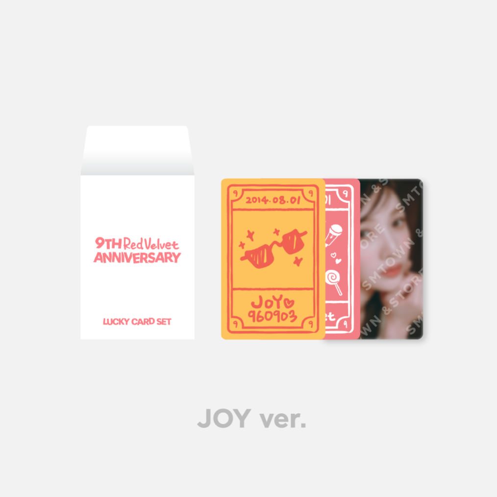 RED VELVET 9th Anniversary Lucky Card Set