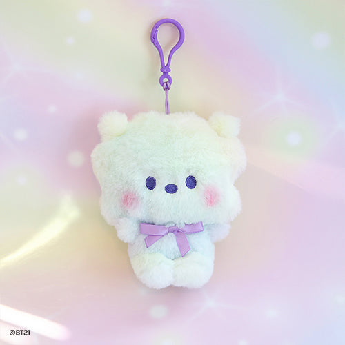 BT21 minini Rainbow Plush Keyring