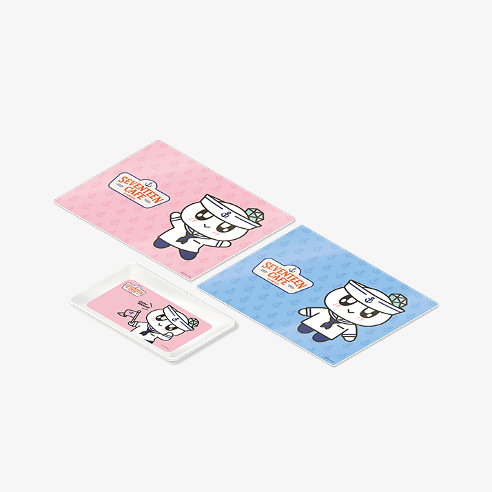 SEVENTEEN [CAFE in SEOUL] Tray & Table Mat Set