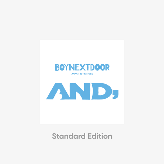 BOYNEXTDOOR 1st JP Single Album : AND, (Standard Edition)