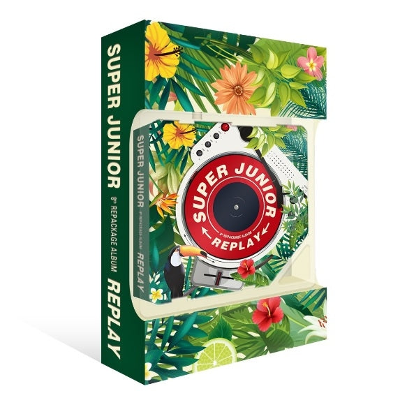 SUPER JUNIOR 8th Repackage Album : Replay (Kihno Ver.)