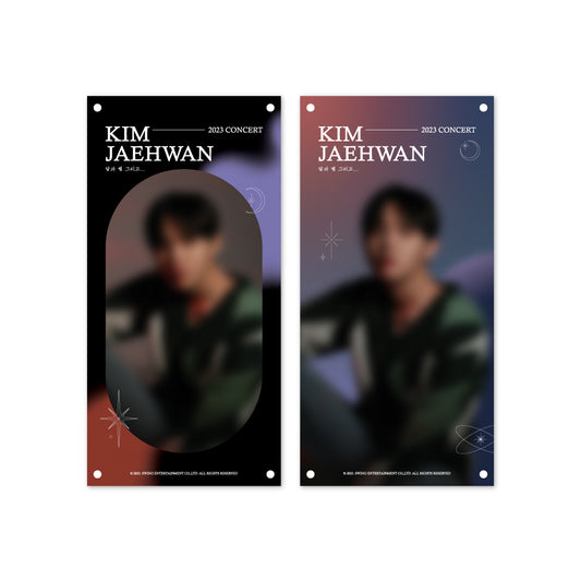 KIM JAE HWAN 2023 Concert Moon, Stars, And... Mini Banner Set