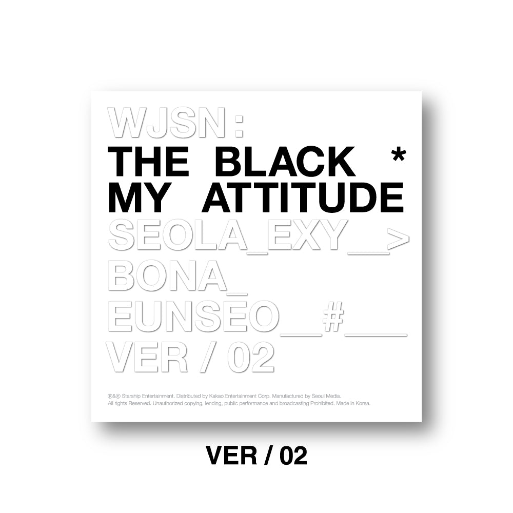 WJSN THE BLACK 1st Single Album : MY ATTITUDE