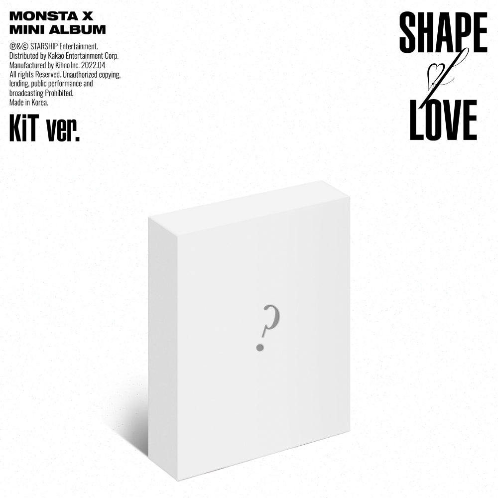 MONSTA X 11th Mini Album : SHAPE of LOVE (KiT Album)