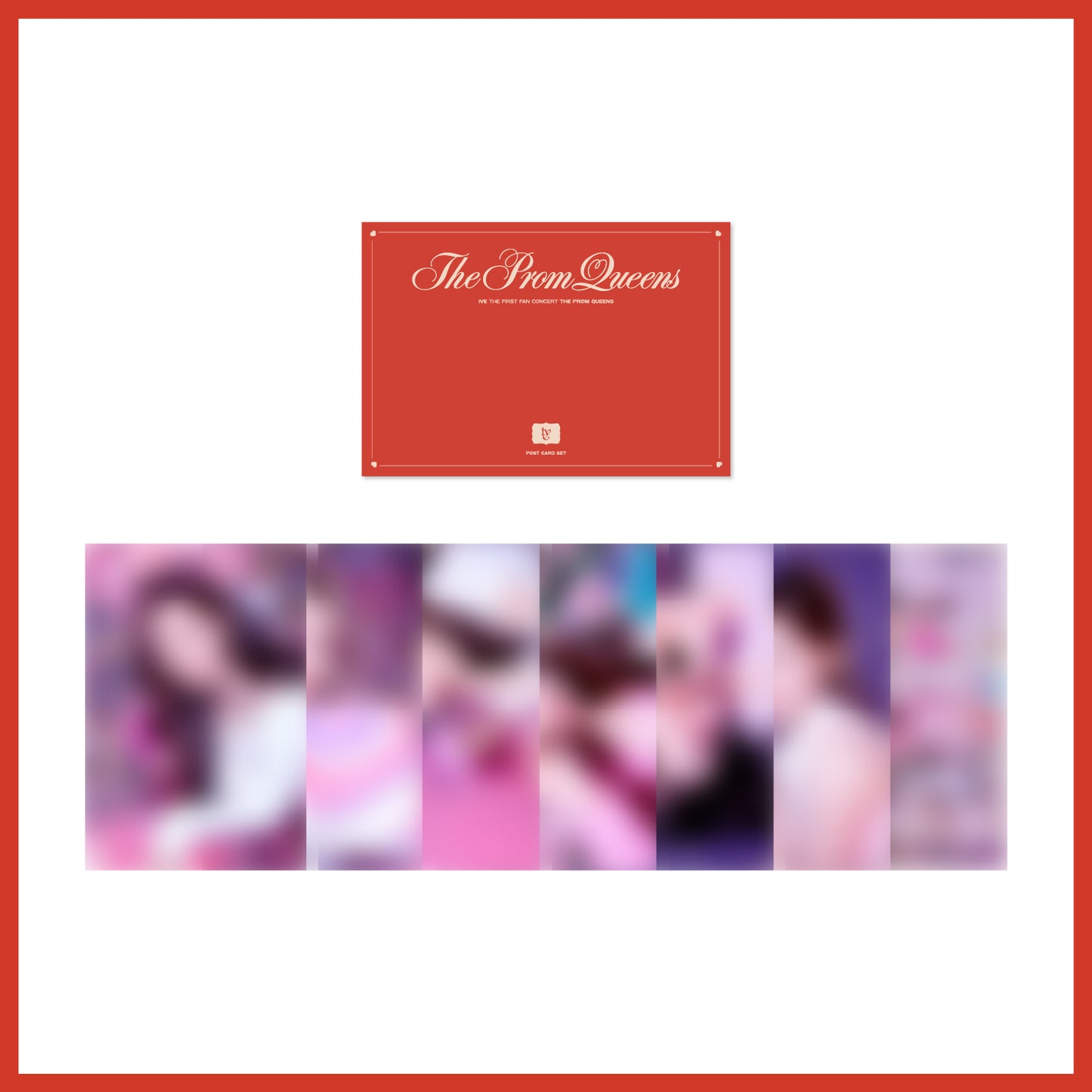 IVE Postcard Set IVE THE PROM QUEENS Postcard Set