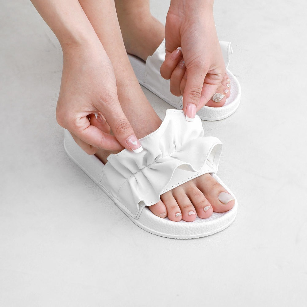 ITSHU Ruffle Slippers