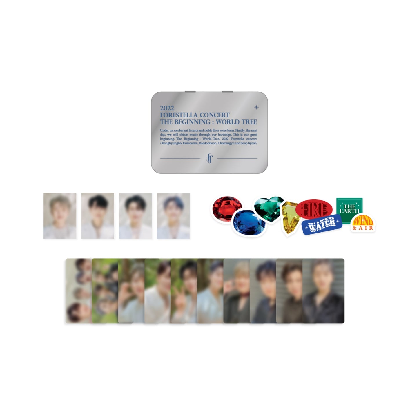 2022 FORESTELLA Concert Photocard & Sticker Set