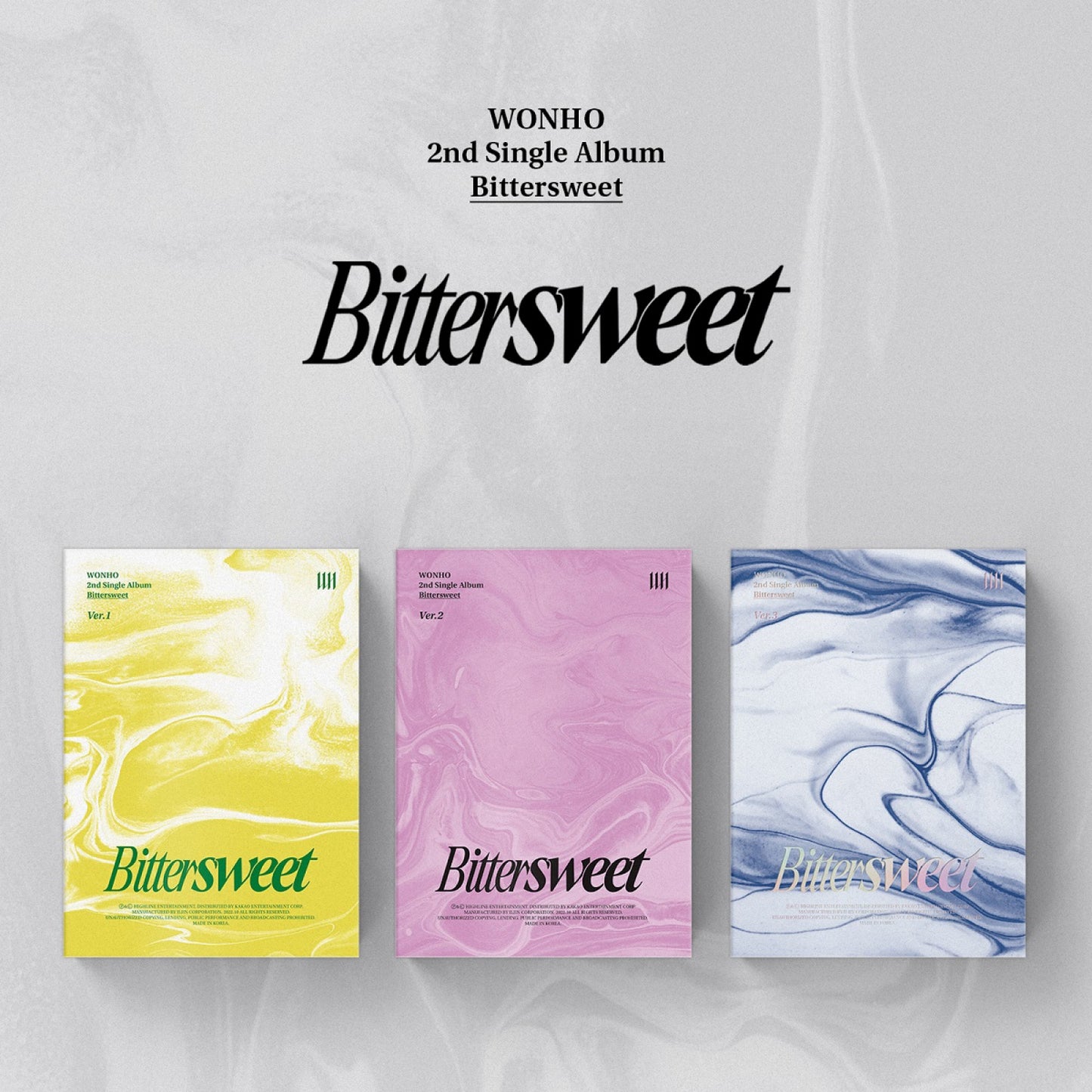 WONHO 2nd Single Album : Bittersweet