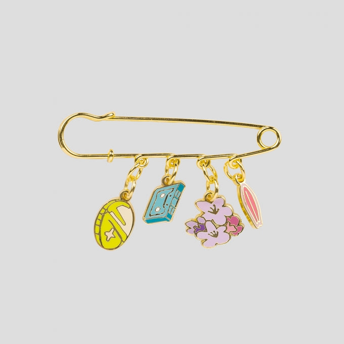 IU LILAC Charm Brooch