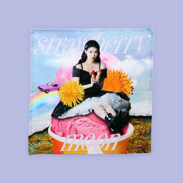 IU Strawberry Moon Fabric Poster