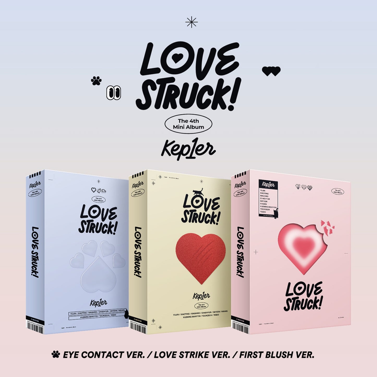 KEP1ER 4th Mini Album : LOVESTRUCK!