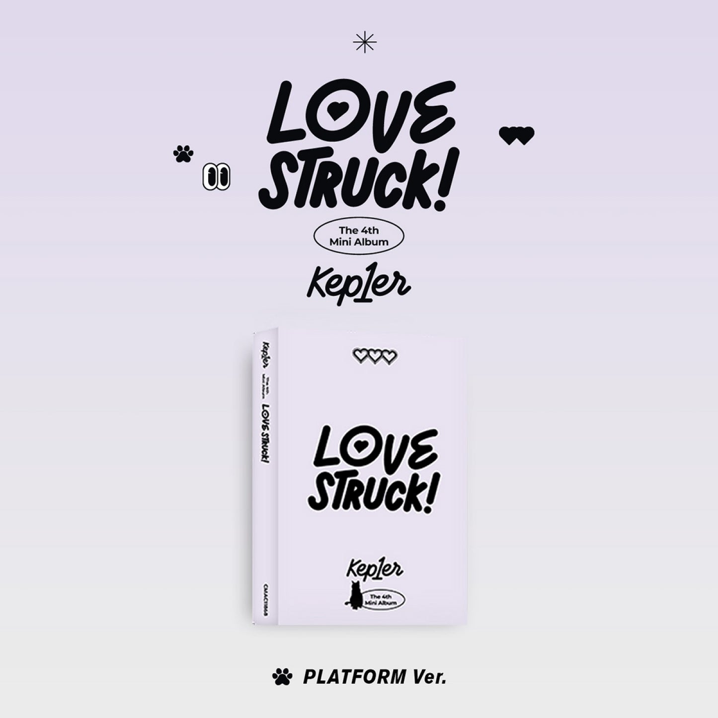KEP1ER 4th Mini Album : LOVESTRUCK! (PLATFORM ver)