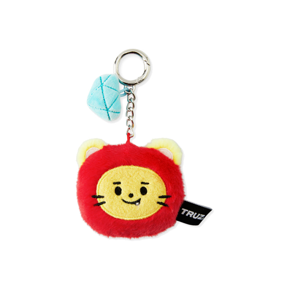 TRUZ Flatfur Diamond Face Back Charm Plush