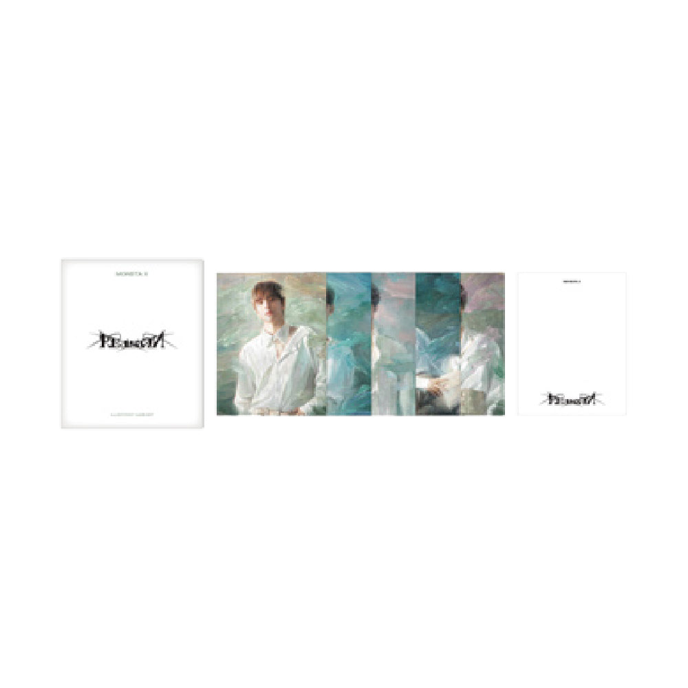 Monsta X 11th Mini Album Shape of Love Official Heart Postcard Sticker KPOP