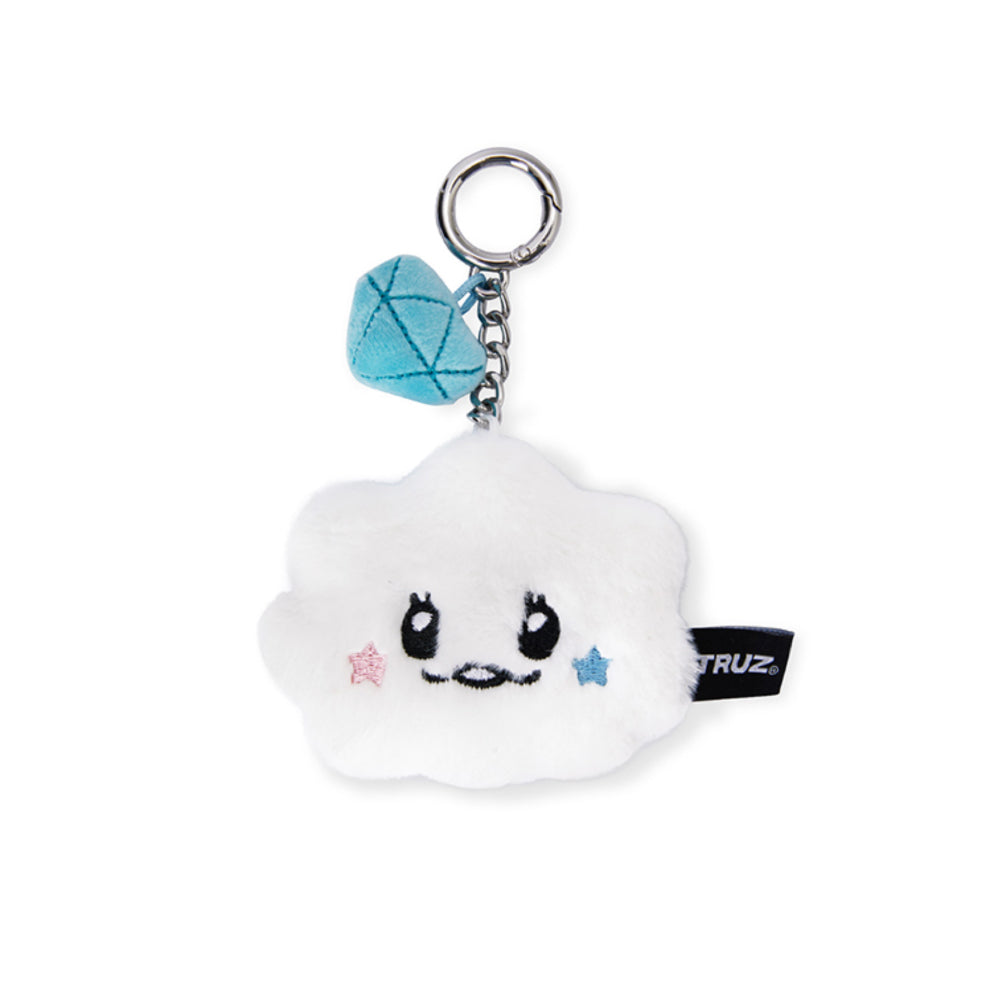 TRUZ Flatfur Diamond Face Back Charm Plush