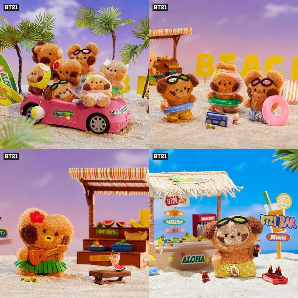 BT21 minini Summer Edition Mini Dolls