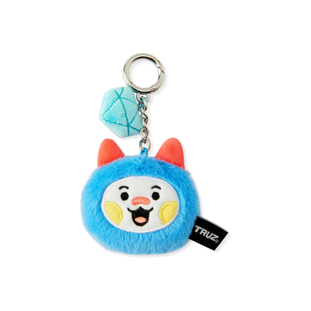 TRUZ Flatfur Diamond Face Back Charm Plush