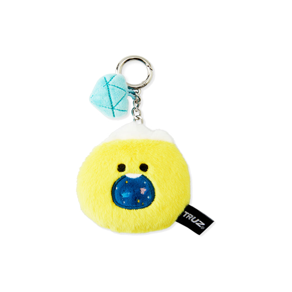 TRUZ Flatfur Diamond Face Back Charm Plush