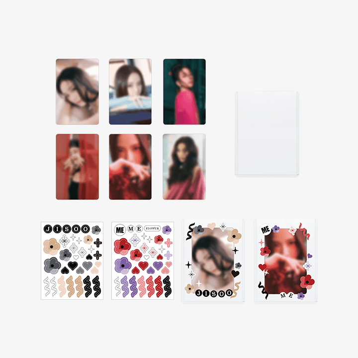 BLACKPINK JISOO ME Photocard Deco Kit KPOP2U_Unnie