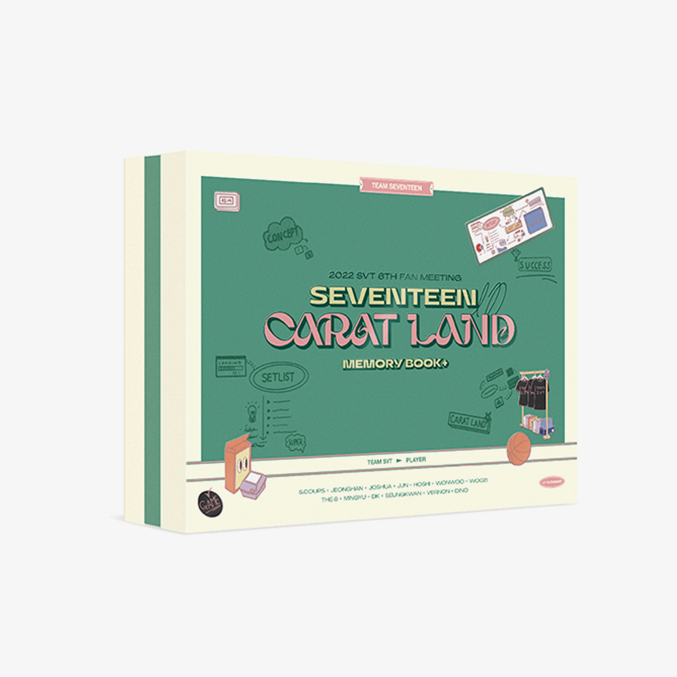 SEVENTEEN 2022 〈SEVENTEEN in CARAT LAND〉 Memory Book + Digital Code