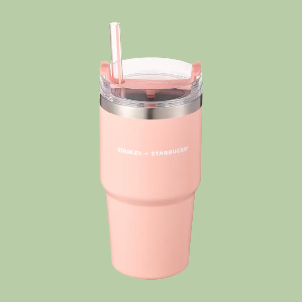 Starbucks Sakura Pink Stanley Stainless Steel Straw Cup 591ml Tumbler Water  Cup