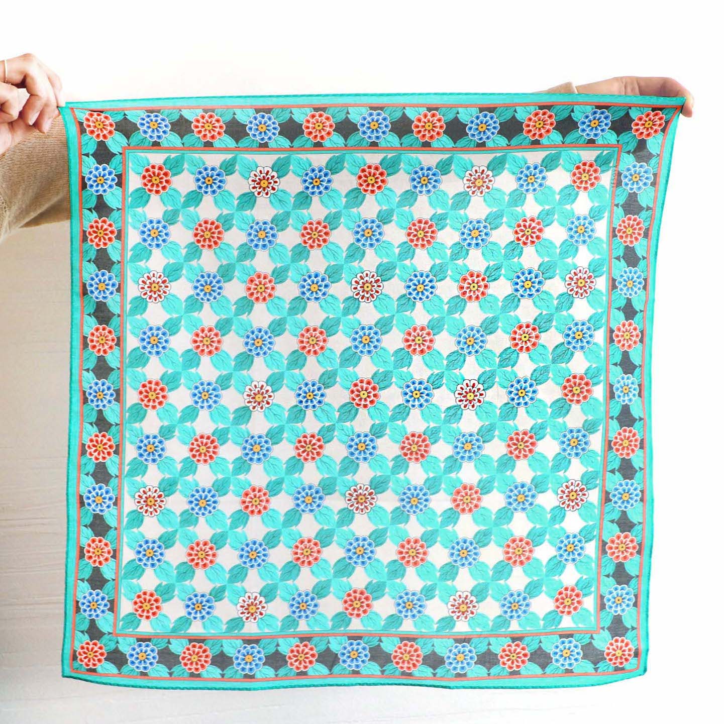 Korean National Museum Flower Handkerchief