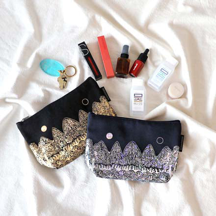 Korean National Museum Sun and Moon Pouch