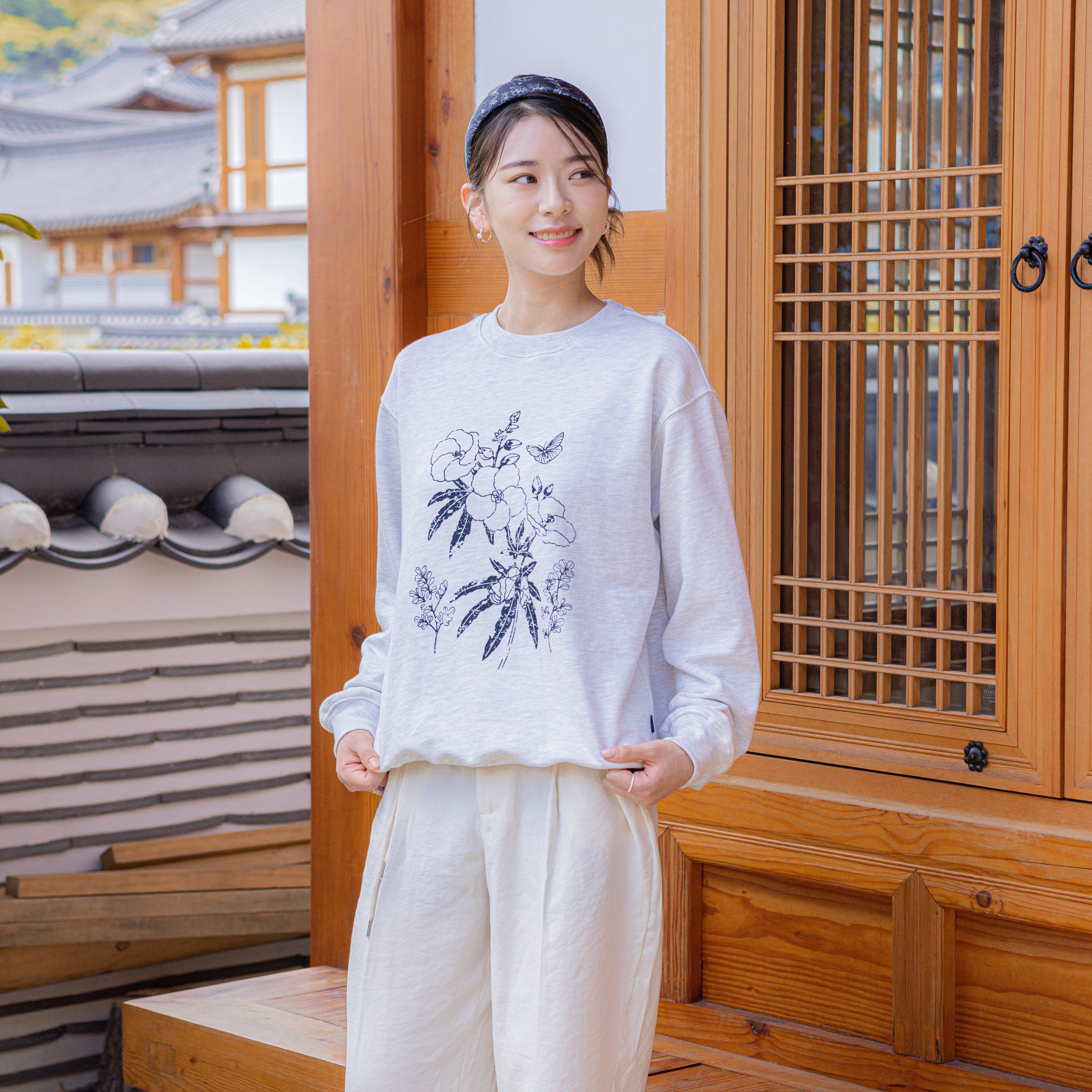 BTS 2022 DALMAJUNG Sweatshirt (Melange Grey)