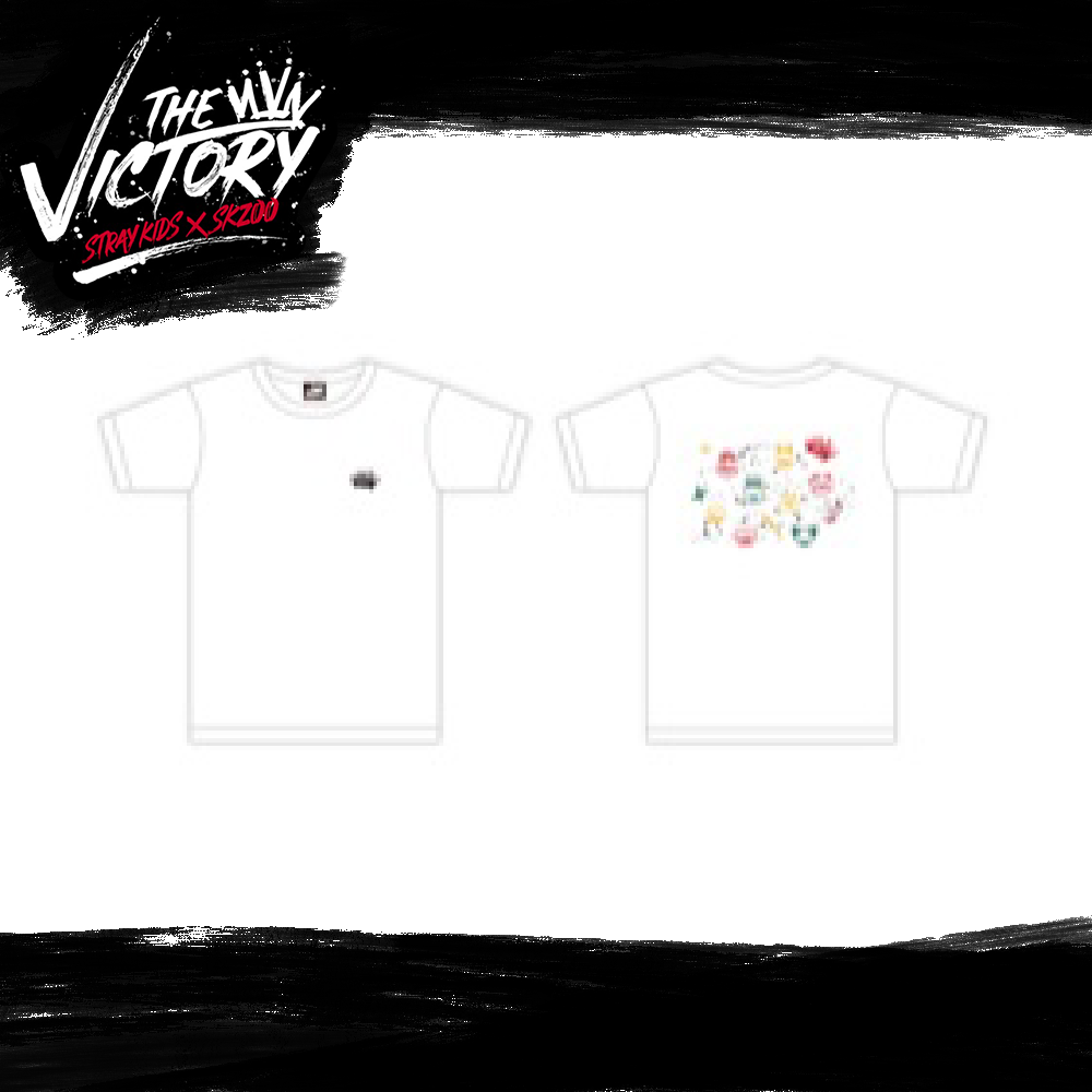 Official shops Stray Kids x SKZOO The Victory T-shirt (whit