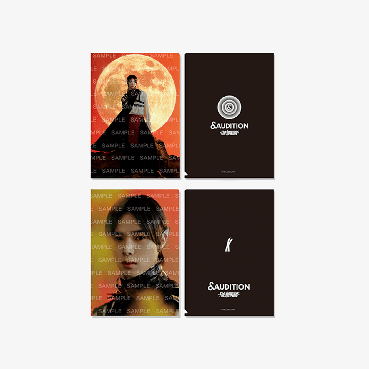 &AUDITION Poster Clear File Set