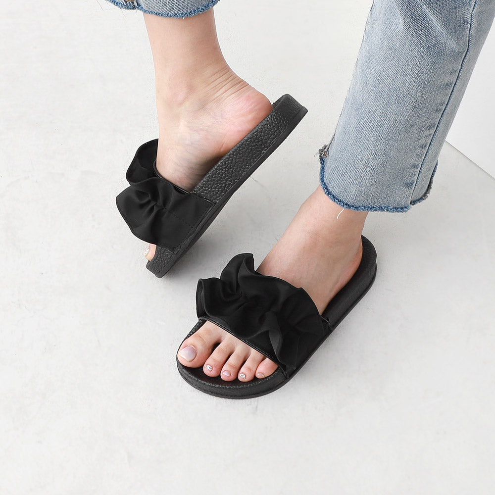 ITSHU Ruffle Slippers