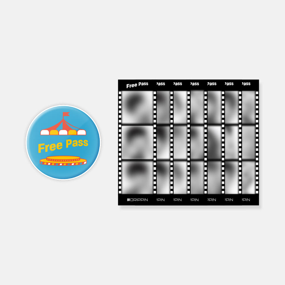 DRIPPIN Free Pass Grip Holder & 3 Cut Photo Set