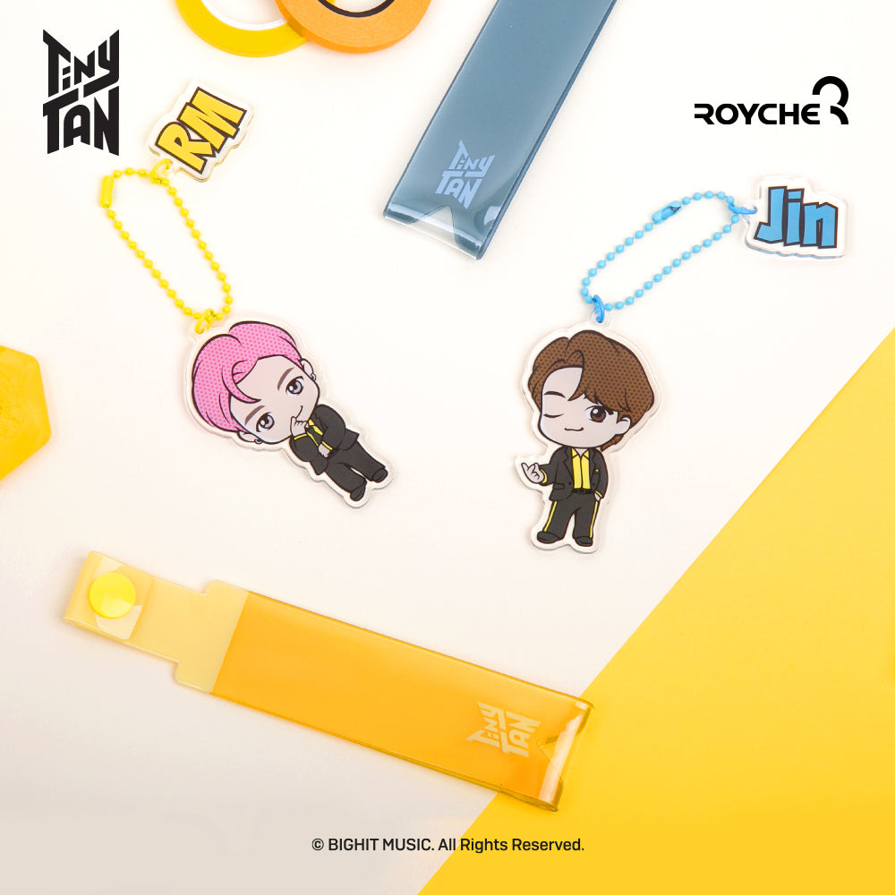 TINY TAN BUTTER Acrylic Hand Strap Keyring