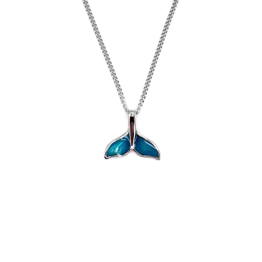 BTS Jungkook Same Style Dolphin Tail Necklace